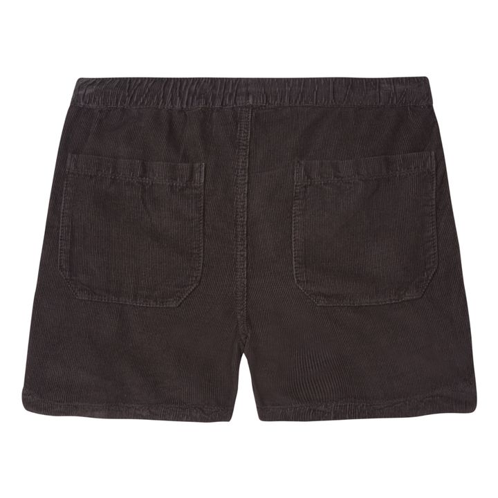 Pantalón corto de terciopelo Hunter | Negro- Imagen del producto n°2