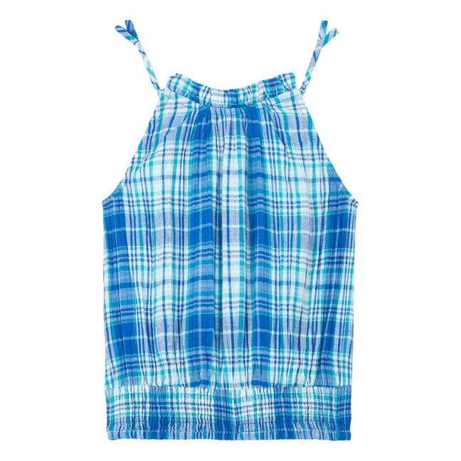 Top con bretelle Palmas | Blu