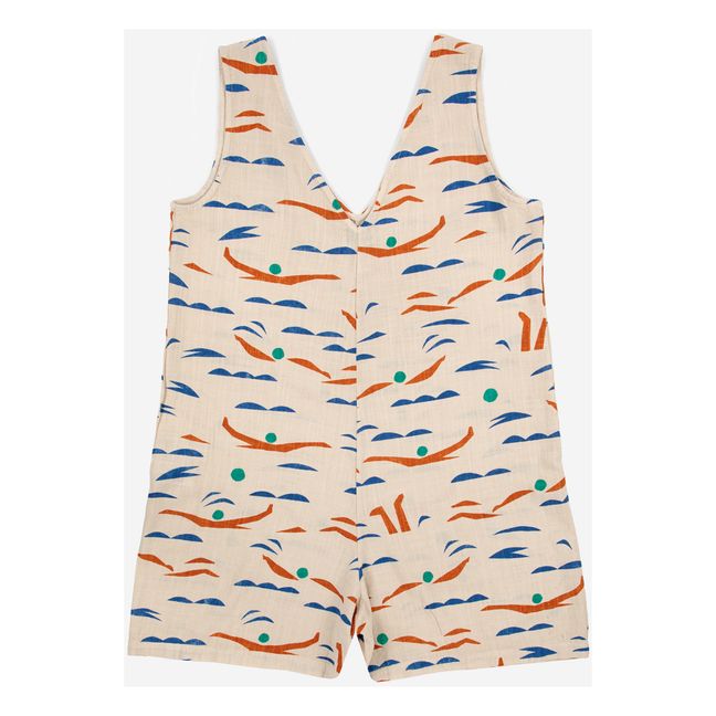 Swimmers Linen Romper | Ecru