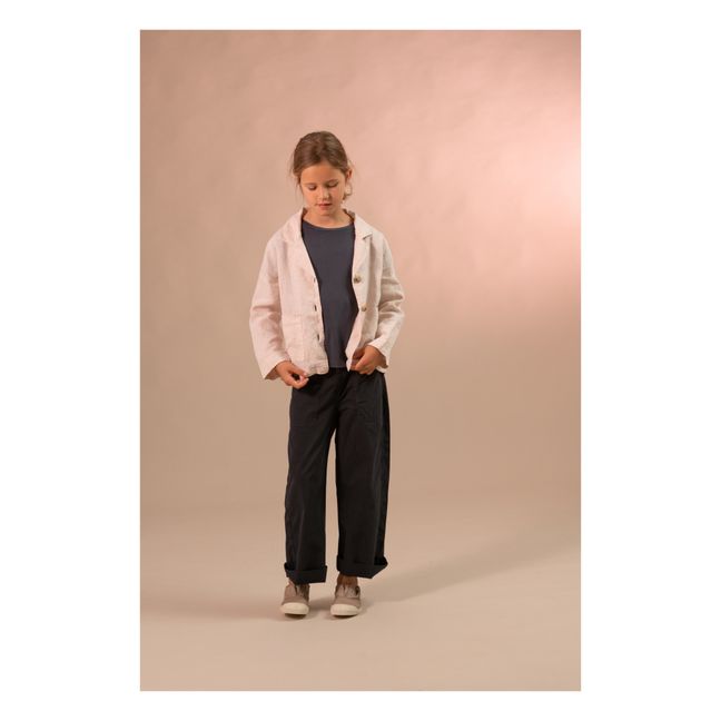 Pantalon Droit Coton Bio | Bleu marine
