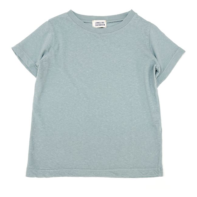 T-shirt Coton Bio | Azul Pálido