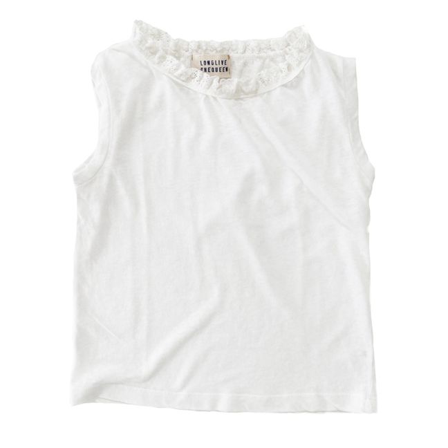 Camiseta de tirantes de algodón orgánico | Blanco