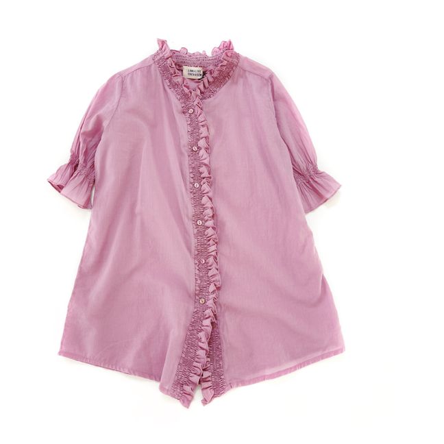 Zoe Organic Cotton Dress | Pink