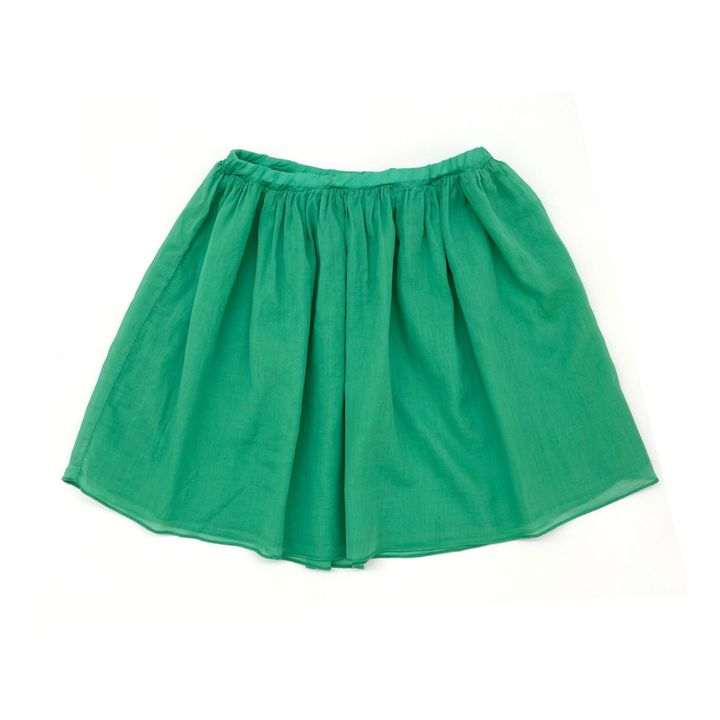 Falda de algodón orgánico | Verde- Imagen del producto n°0