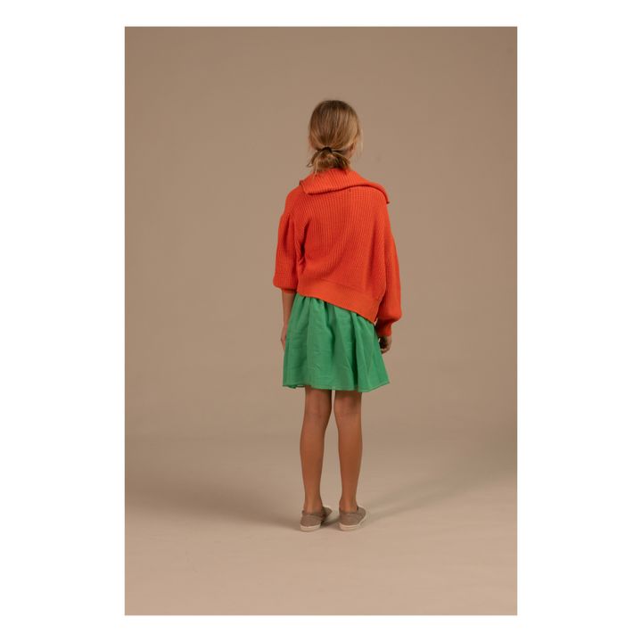 Zip-Up Cardigan | Naranja- Imagen del producto n°1