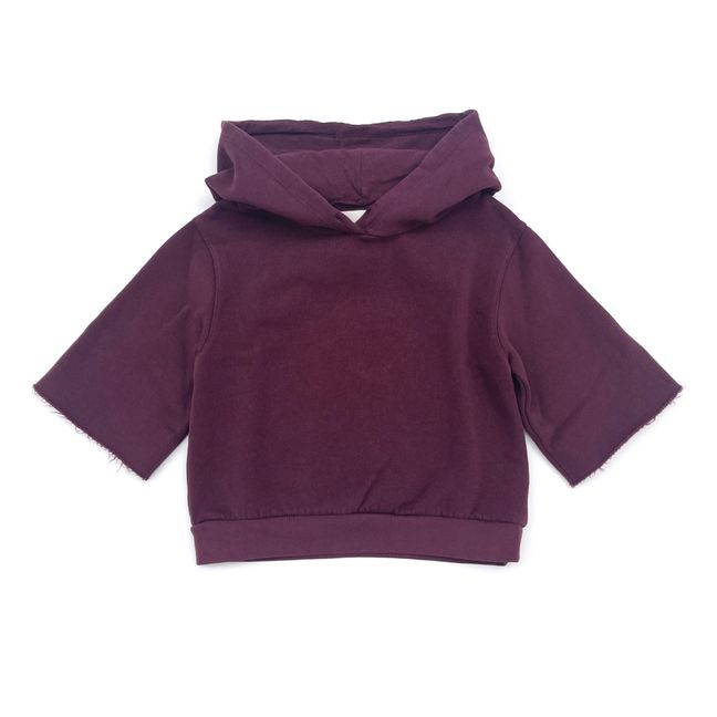 Hoodie Coton Bio | Prune