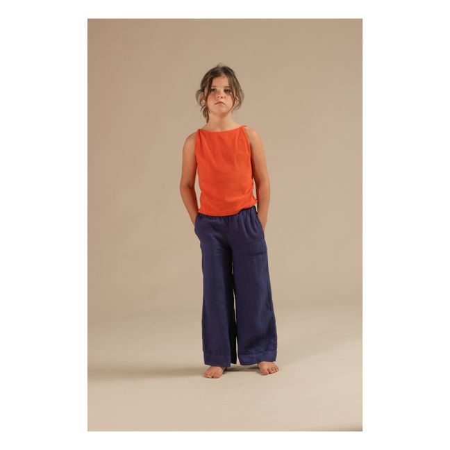 Top in spugna di cotone organico | Arancione