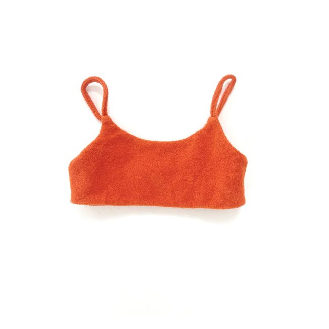 Brassière Eponge Coton Bio | Orange
