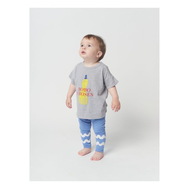 T-Shirt Coton Responsable Calamar | Gris chiné