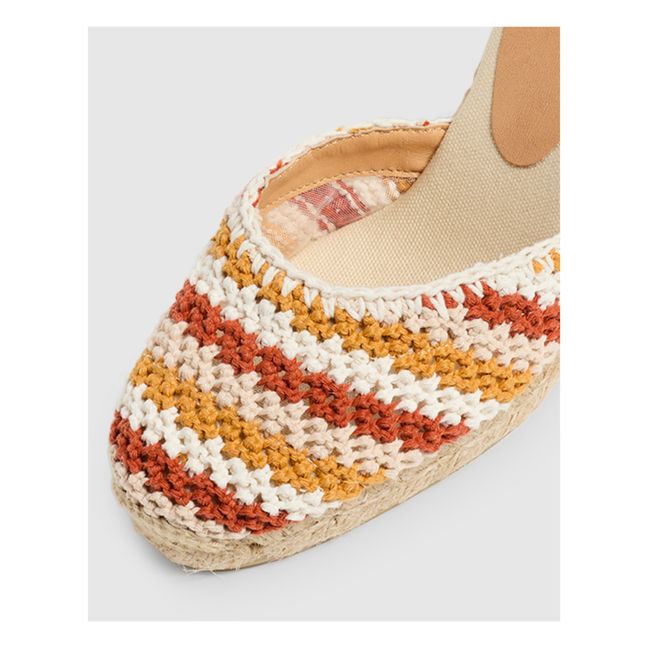 Espadrillas Carina all'uncinetto | Ocra