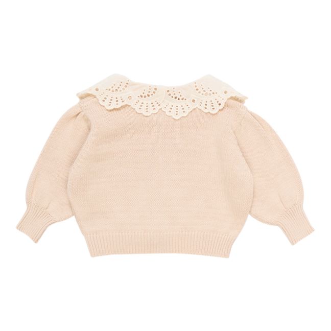 Cardigan in cotone organico Venera | Ecru