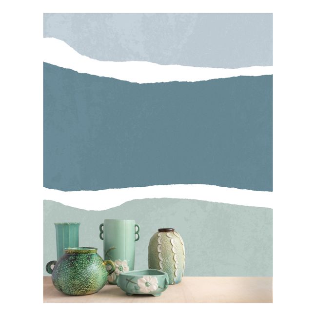 Papier peint Trio - 2 lès | Vert