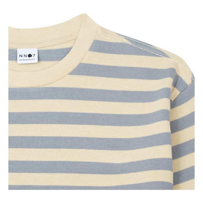 Tim 3449 Striped T-Shirt | Grey blue