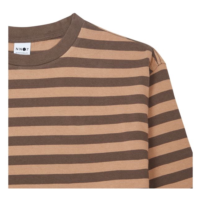 Tim 3449 Striped T-Shirt | Marrón