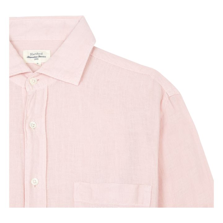 Camisa de lino Paul Pat | Rosa Palo- Imagen del producto n°1