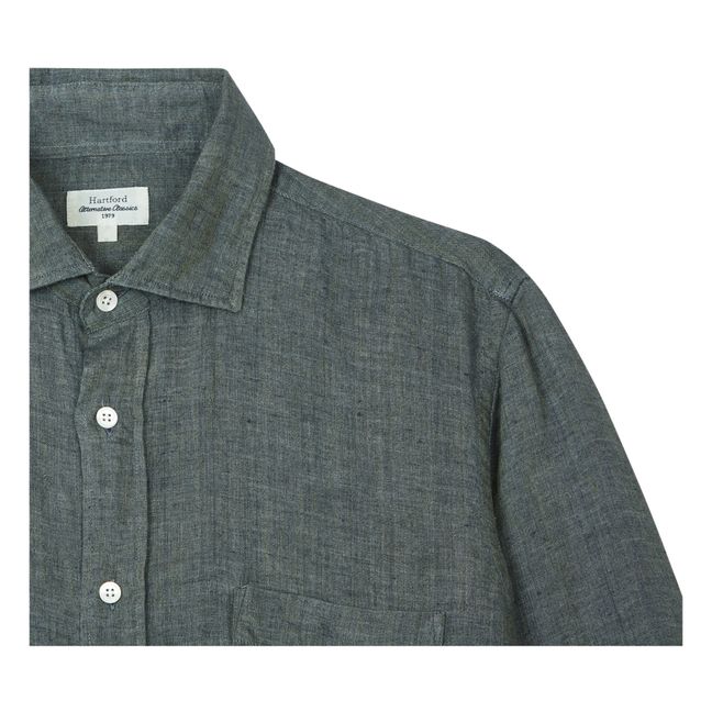 Chemise Paul Lin Chambray | Carbone
