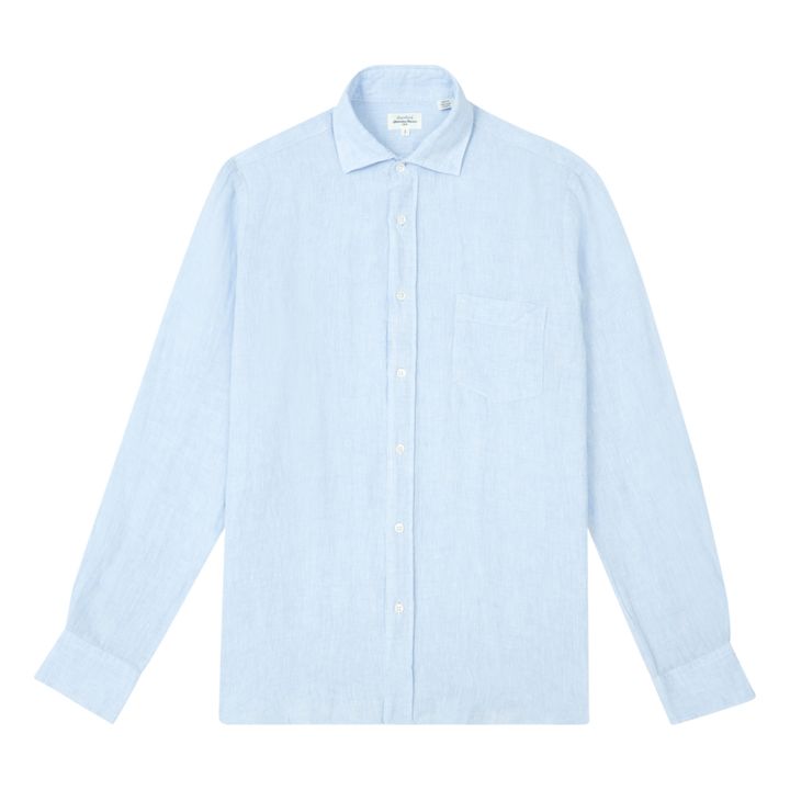 Paul Linen Chambray Shirt | Azul Cielo- Imagen del producto n°0