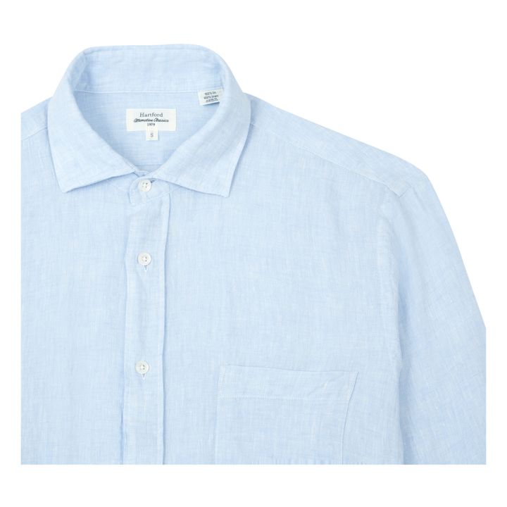Paul Linen Chambray Shirt | Azul Cielo- Imagen del producto n°1