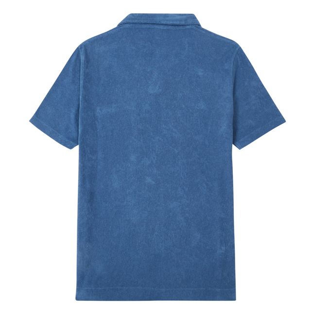 Polo leichtes Frottee | Blauer Horizont