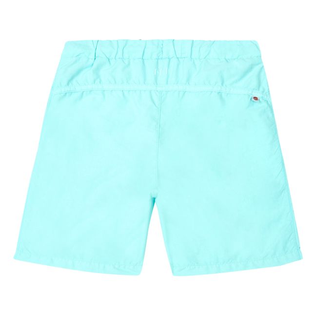 Booby Solid Color Swimming Trunks | Hellblau