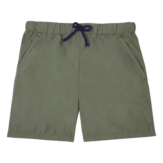 Booby Solid Color Swimming Trunks | Khaki