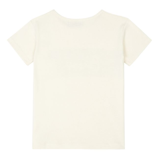Camiseta Big Bisou Algodón Biológico | Blanco