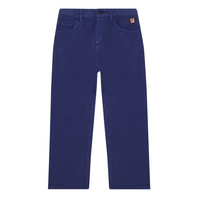 Riverton Straight-Leg Trousers | Azul Marino