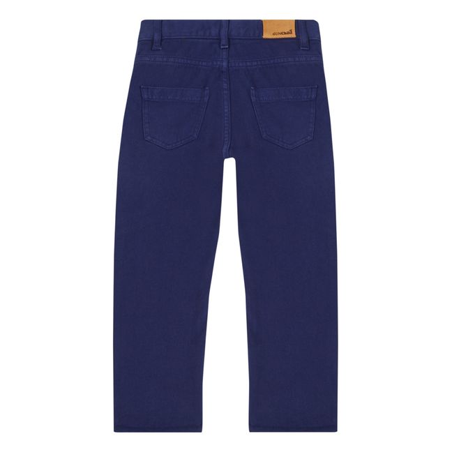 Riverton Straight-Leg Trousers | Navy blue