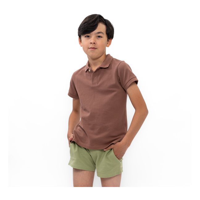 Polo Eiven Coton Piqué Bio | Vieux Rose