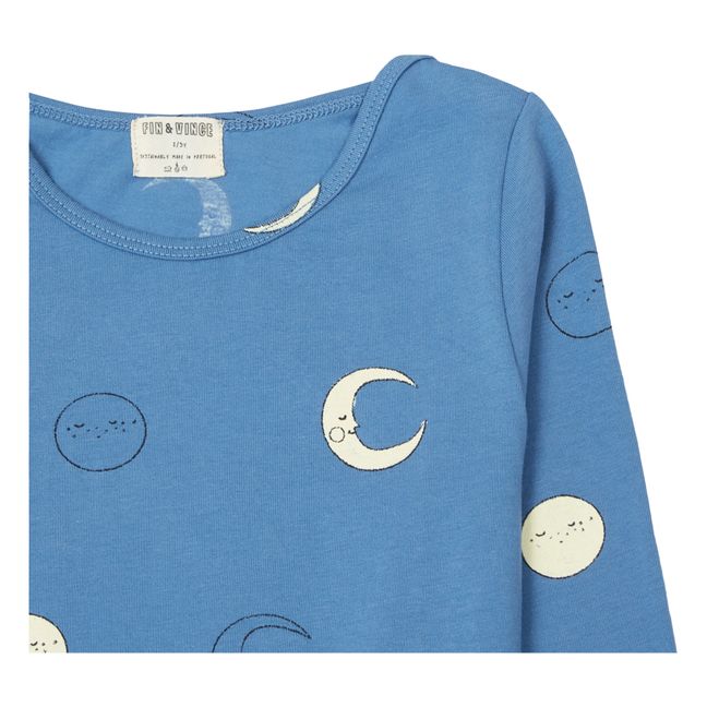 T-Shirt Mond | Blau