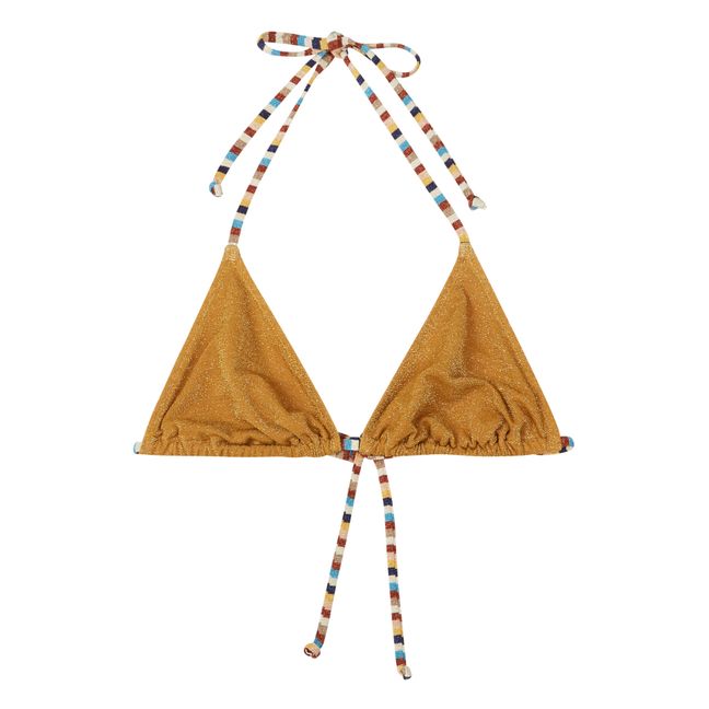 Bikinioberteil Marine Metalic | Gold