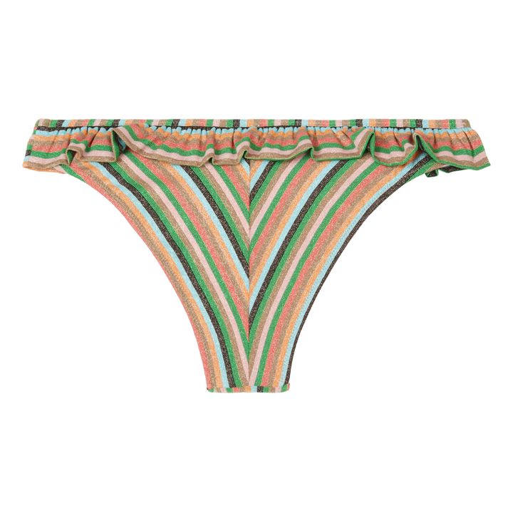 Braguita del bikini metalizada a rayas Palm Bay | Rosa- Imagen del producto n°3