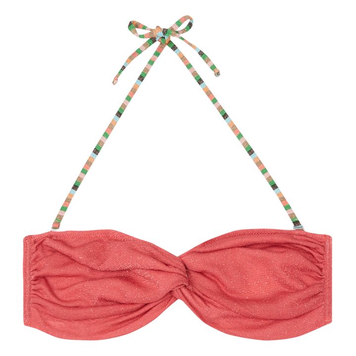 Top bikini metallizzato Napoli | Arancione- Immagine del prodotto n°0