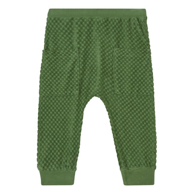Terry Cloth Harem Pants | Verde Kaki