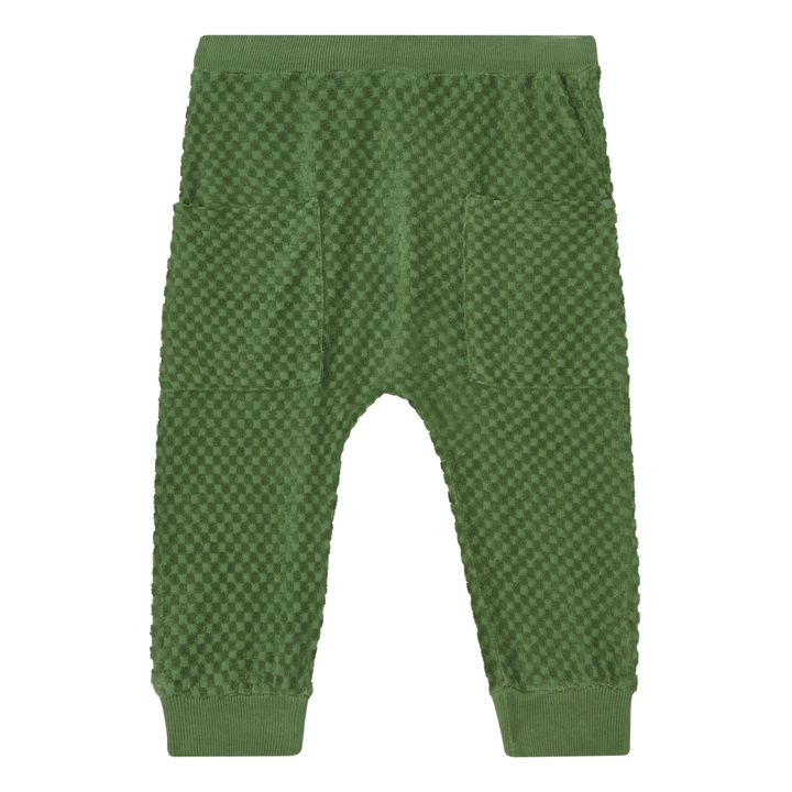 Terry Cloth Harem Pants | Verde Kaki- Imagen del producto n°0
