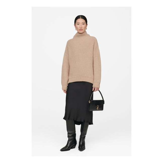 Bar Silk Skirt | Black