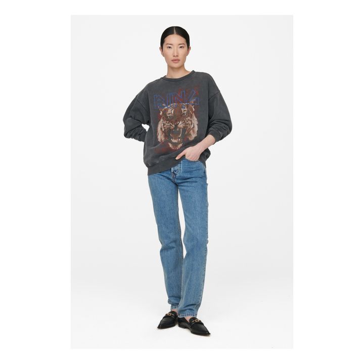 Tiger Organic Cotton Sweatshirt | Black- Product image n°1