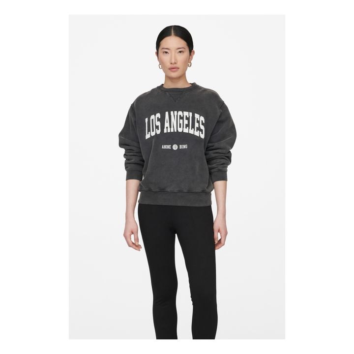 Ramona Los Angeles Organic Cotton Sweatshirt | Washed Black- Product image n°1