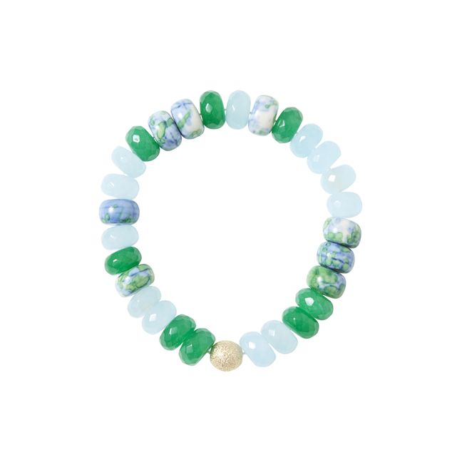Pulsera Tie & Dye Garden | Azul