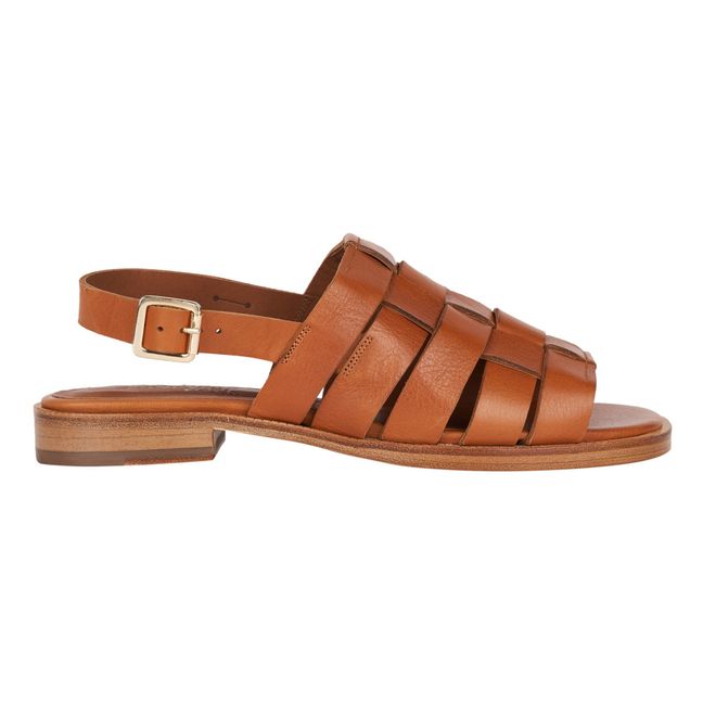 Renee Leather Sandals | Camel