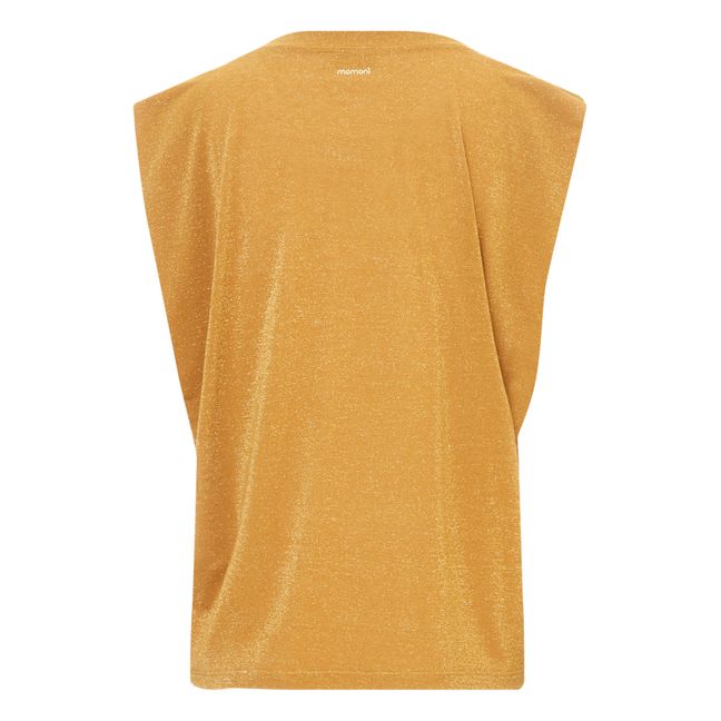 Top Enna metallizzato | Dorato