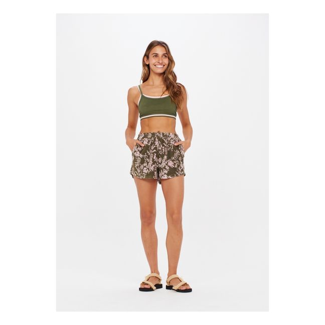 Shorts in spugna Cocos Naomi | Verde oliva