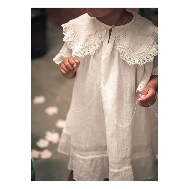 Organic Cotton Parvati Dress | Ecru