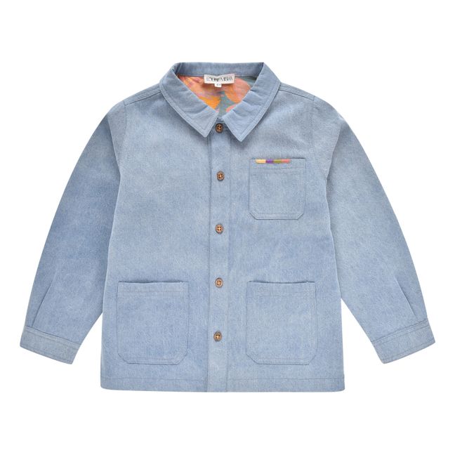 Bestickte Jacke Raphael | Blau