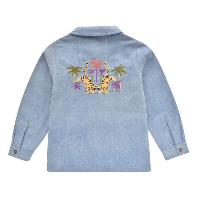 Bestickte Jacke Raphael | Blau