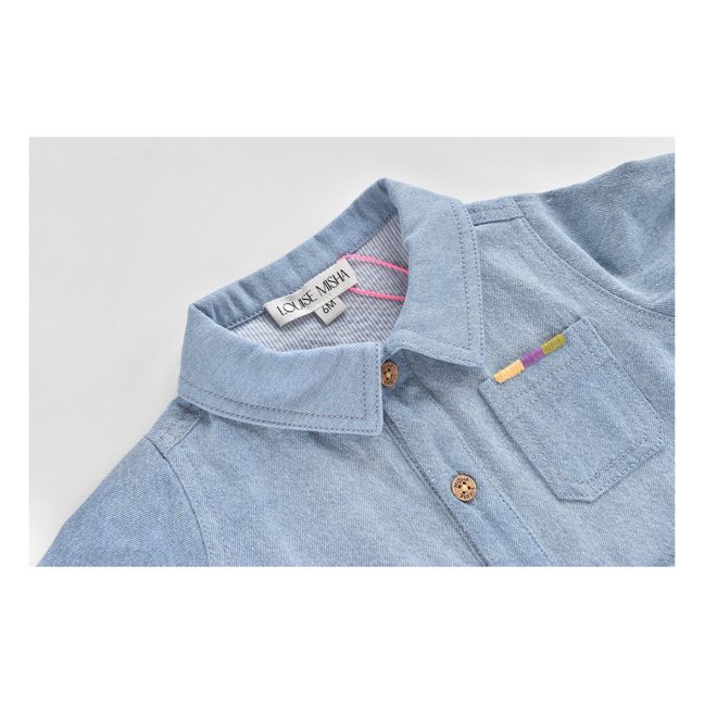 Bestickte Jacke Raphael | Blau