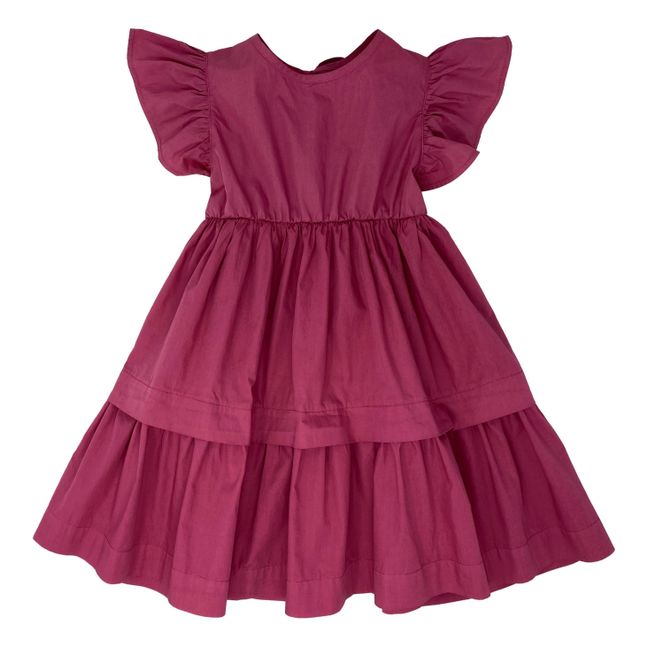 Robe à Volants | Rose