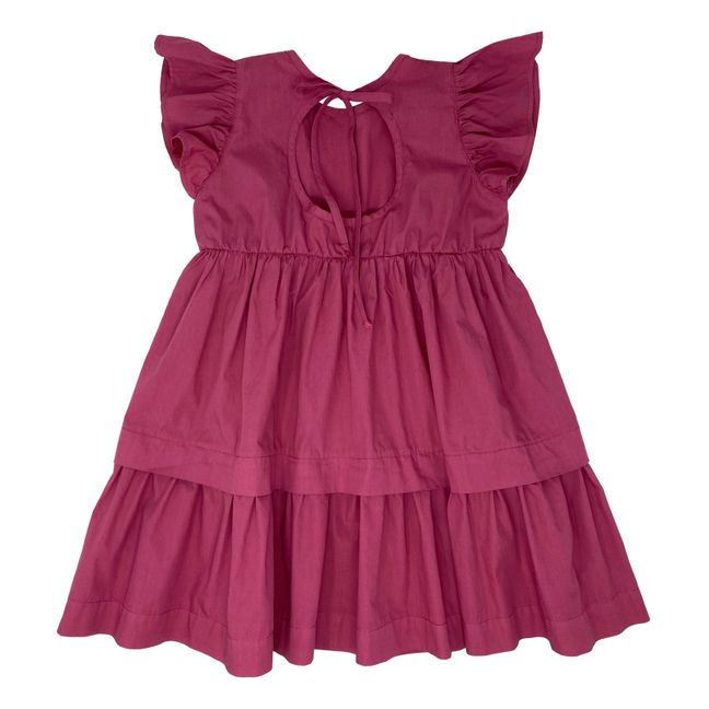 Robe à Volants | Rose