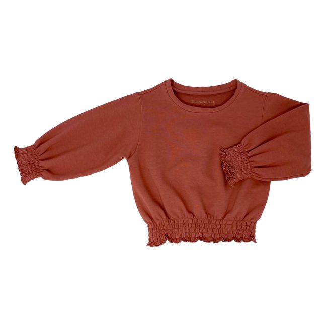 Cropped Sweater | Terracotta