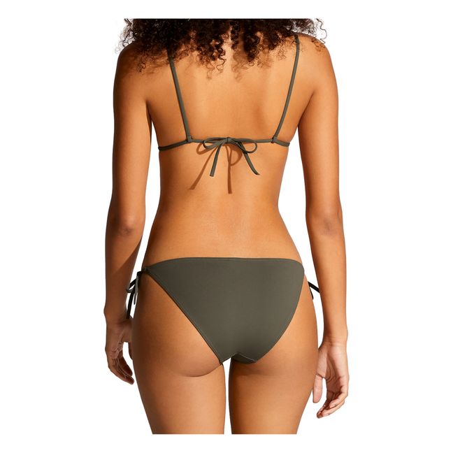 Mouna Bikini Top | Olive noire